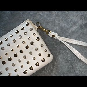 White Crossbody + Wristlet